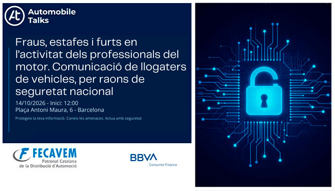Fraus, estafes i furts en l’activitat dels professionals del motor. Comunicació de llogaters de vehicles, per raons de seguretat nacional.